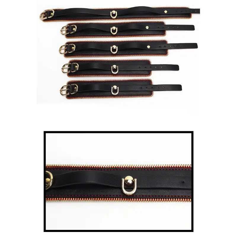Wholesale Professional Bondage Equipment with Metal Zipper Frame strape details
