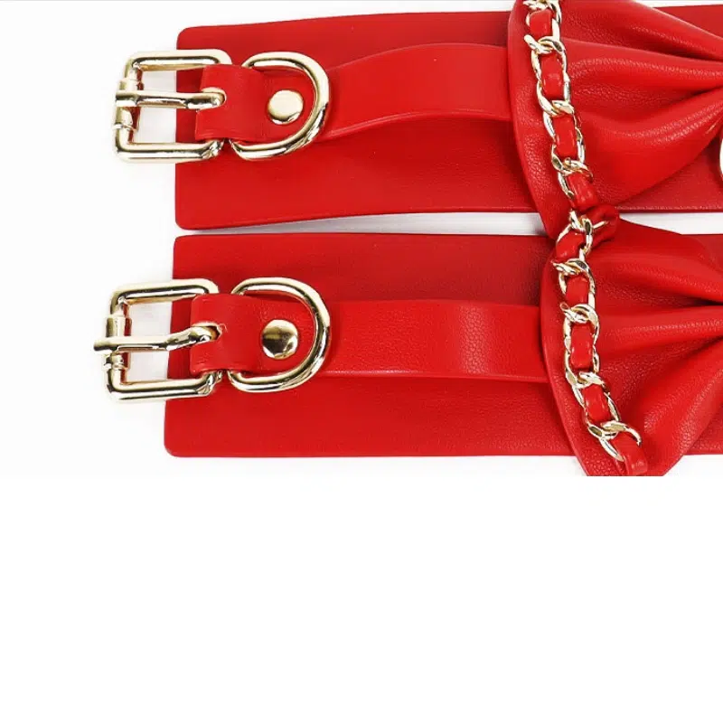 Kit Bondage Rojo con Detalles de Lazo al por mayor