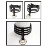 Rotes Großhandels-Bondage-Set mit hohlem Ausrüstungshalsband