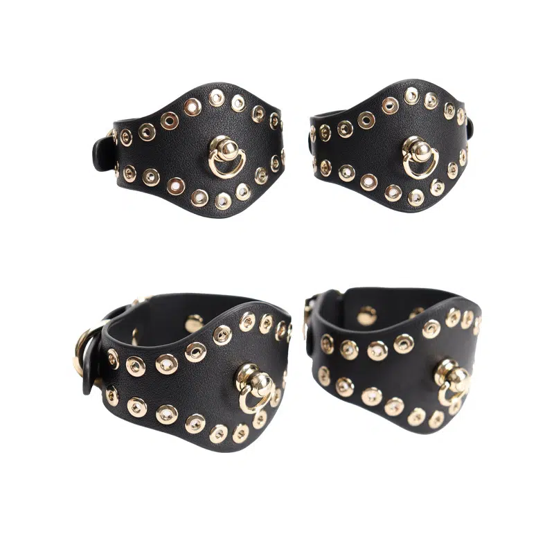 Wholesale Submissive Starter Kit with Rivet Design cuff display
