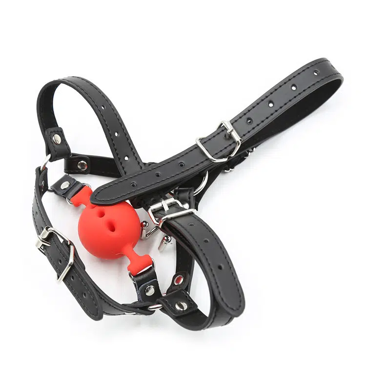 Tukkumyynti Naamio Ball Gag Valjaat Nose Hook Display