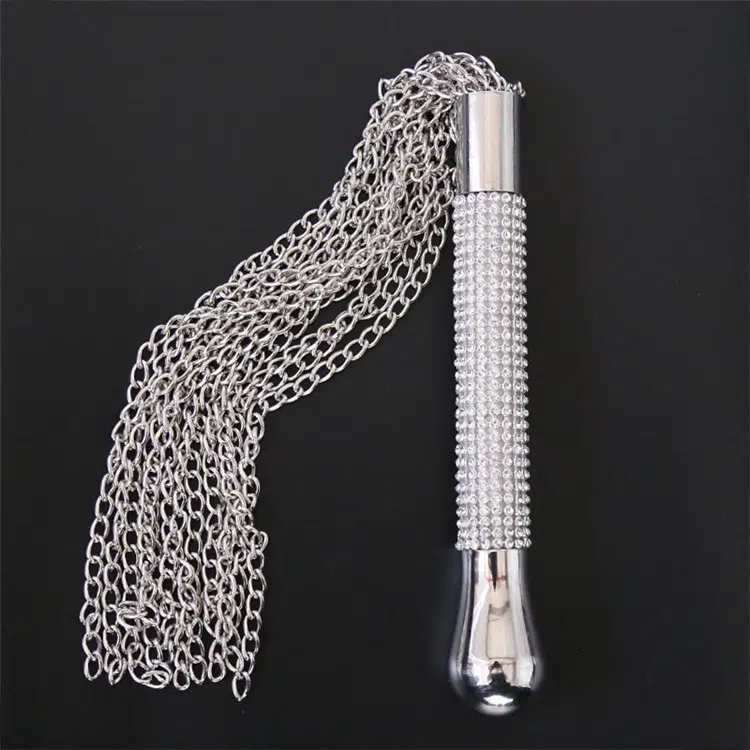 Wholesale Metal Floggers with Rhinestone Handle