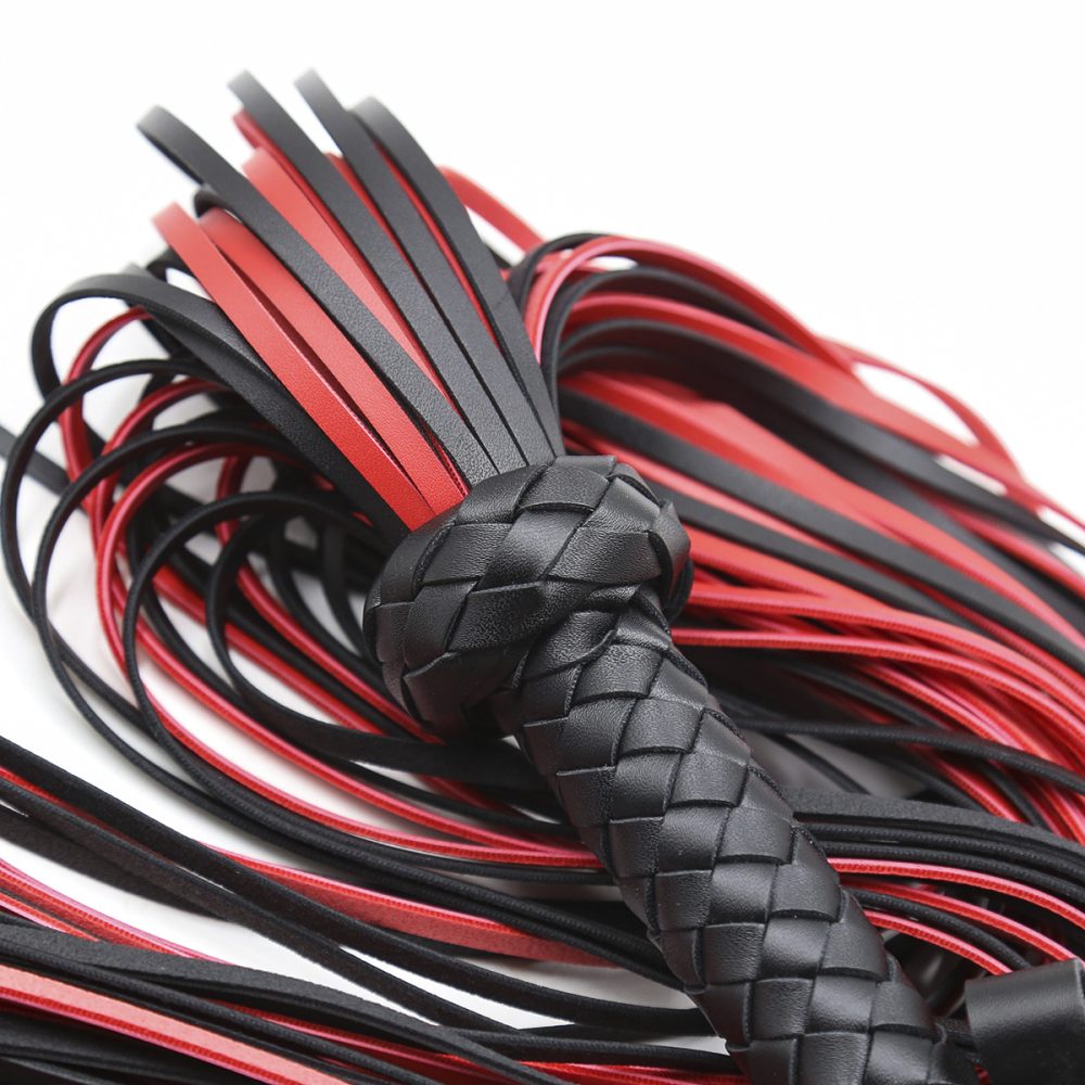 Wholesale SM Leather Whip Flogger Toy Details Partihandel SM Läder Piska Flogger Toy Detaljer