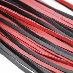 Atacado SM Leather Whip Flogger Toy PU detalhes Mostrar