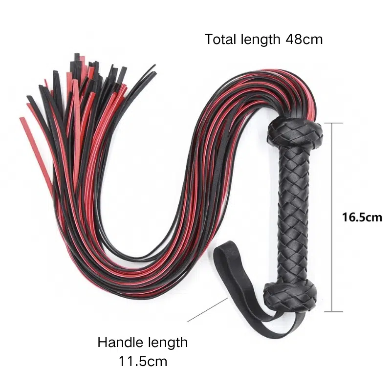 Wholesale SM Leather Whip Flogger Toy Size Show