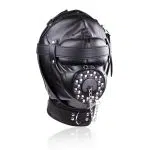 Wholesale Sexy Bondage Mask with Leather Dominatrix Hood Front