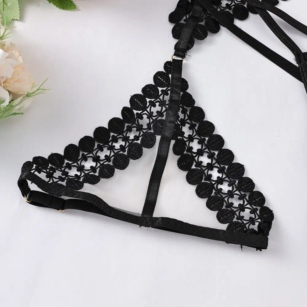 Allure Shadow BH og Trusse Lingeri Sæt Bendetaljer