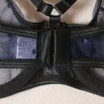 Azure Polka Dot Sheer Bralette Ensemble Bra Back Dertails