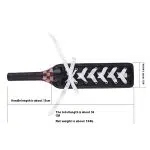 Exquisite Leather Spanking Paddle with Lace Detail Size