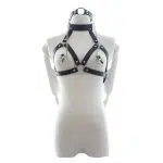 Intrepid Black Leather Bondage -puku