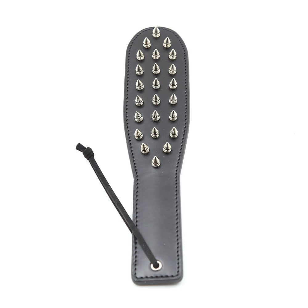 Intrepid Studded Leather BDSM Paddle Remo BDSM de cuero con tachuelas Intrepid