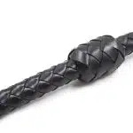 Spanker de cuero de lujo para juegos sensoriales Detalles de la mano