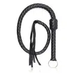 Spanker de cuero de lujo para espectáculo de juego sensorial