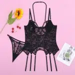 Midnight Allure Black Lace Corset Overview