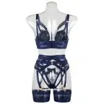 Nautical Charm Push Up BH och trosor set bakifrån