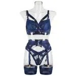 Nautical Charm Push Up BH och trosor set framifrån